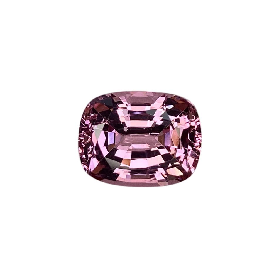 5.12ct Cushion Peach Malaya Garnet