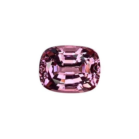 5.12ct Cushion Peach Malaya Garnet