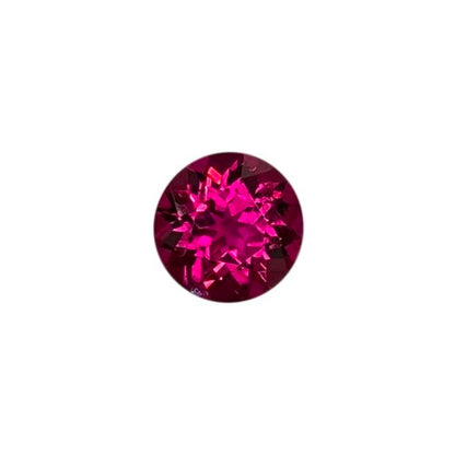 7.25mm Round Fuchsia Color Rubellite