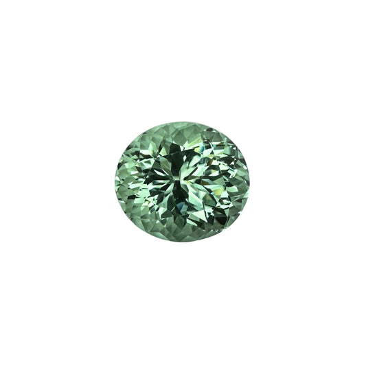 22.4ct Oval Mint Green Tourmaline