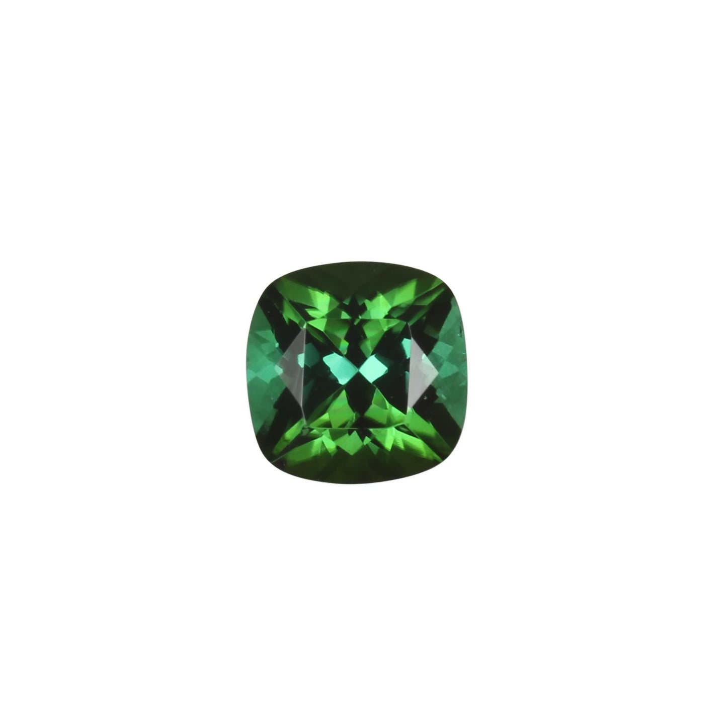 6mm Cushion Medium Blue-Green Tourmaline