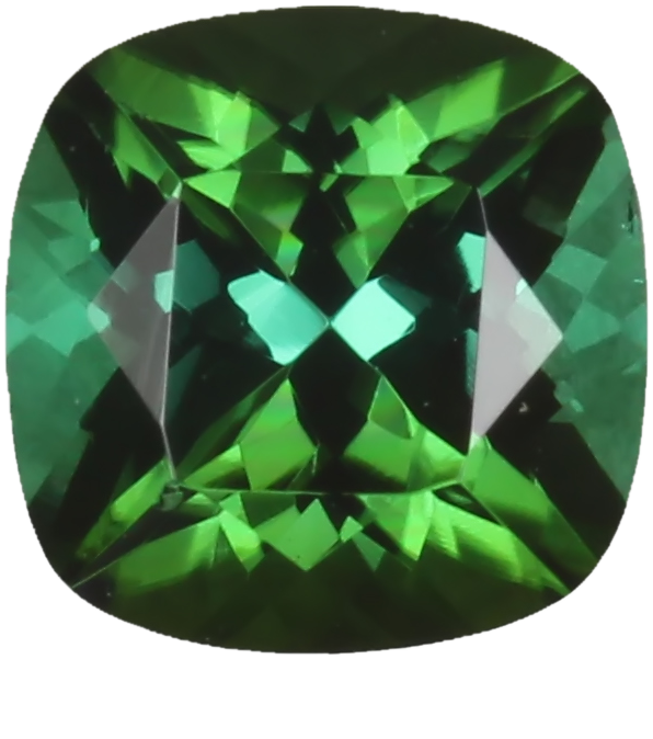 6mm Cushion Medium Blue-Green Tourmaline