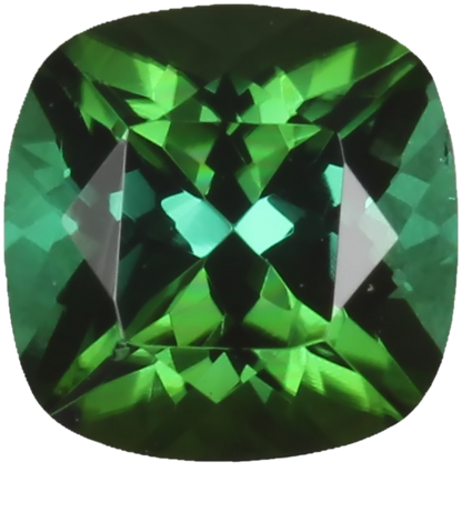 6mm Cushion Medium Blue-Green Tourmaline
