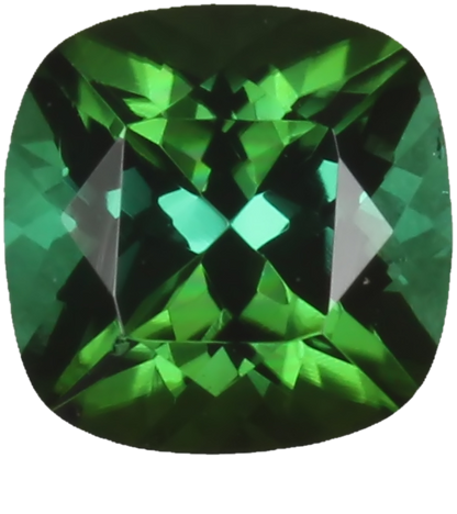 6mm Cushion Medium Blue-Green Tourmaline