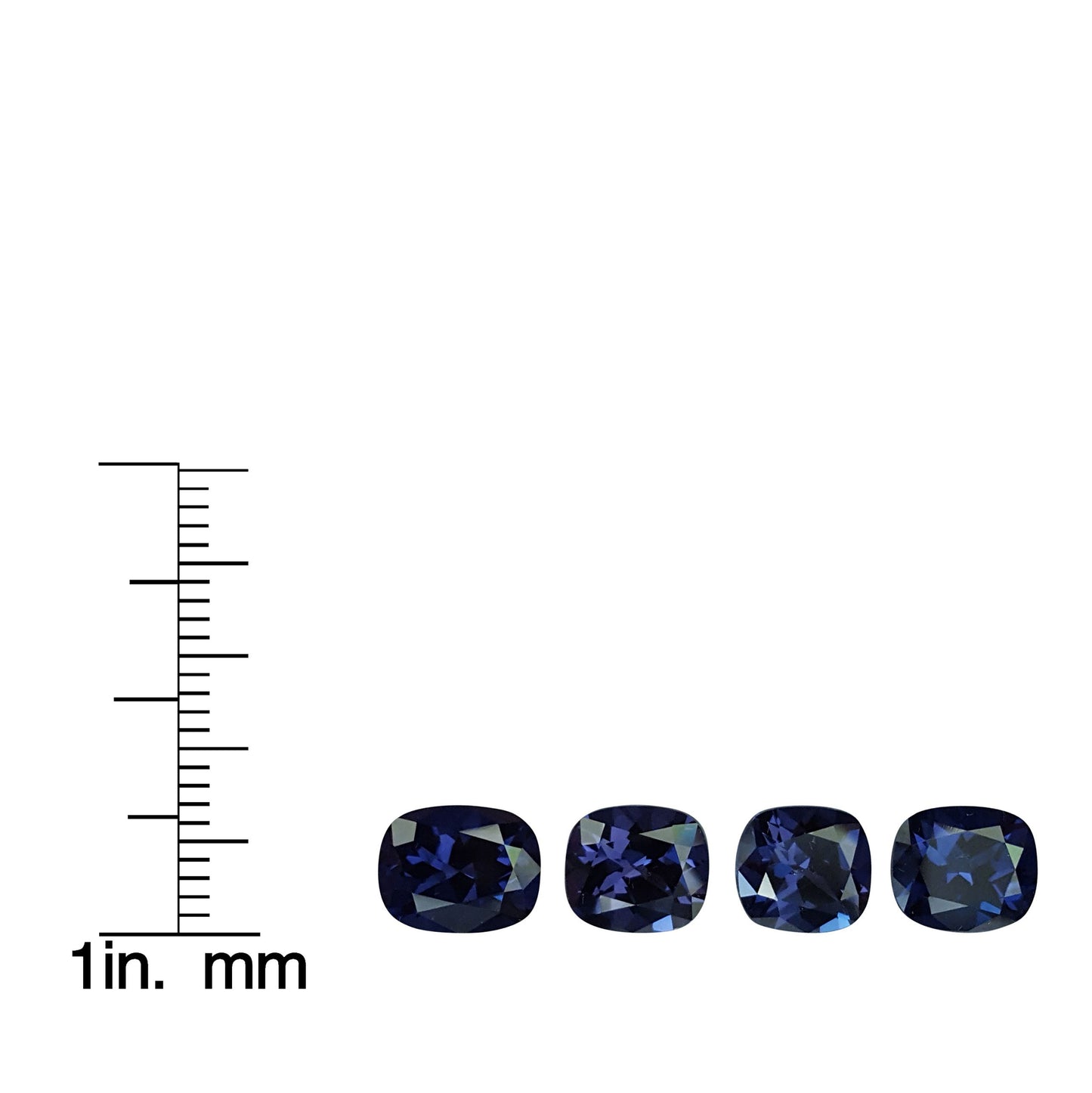 Cushion Deep Blue Spinel