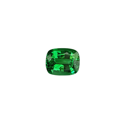 2.97ct Cushion Fine Intense Green Tsavorite
