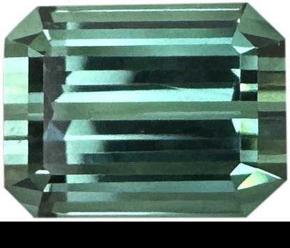 16.94ct Emerald Cut Lagoon Blue Tourmaline