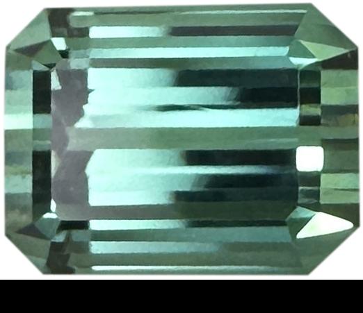 16.94ct Emerald Cut Lagoon Blue Tourmaline