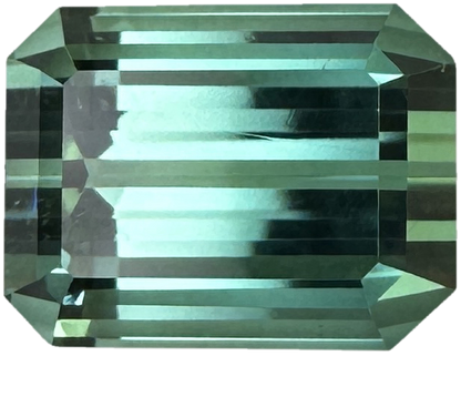 16.94ct Emerald Cut Lagoon Blue Tourmaline