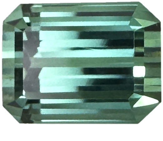 16.94ct Emerald Cut Lagoon Blue Tourmaline