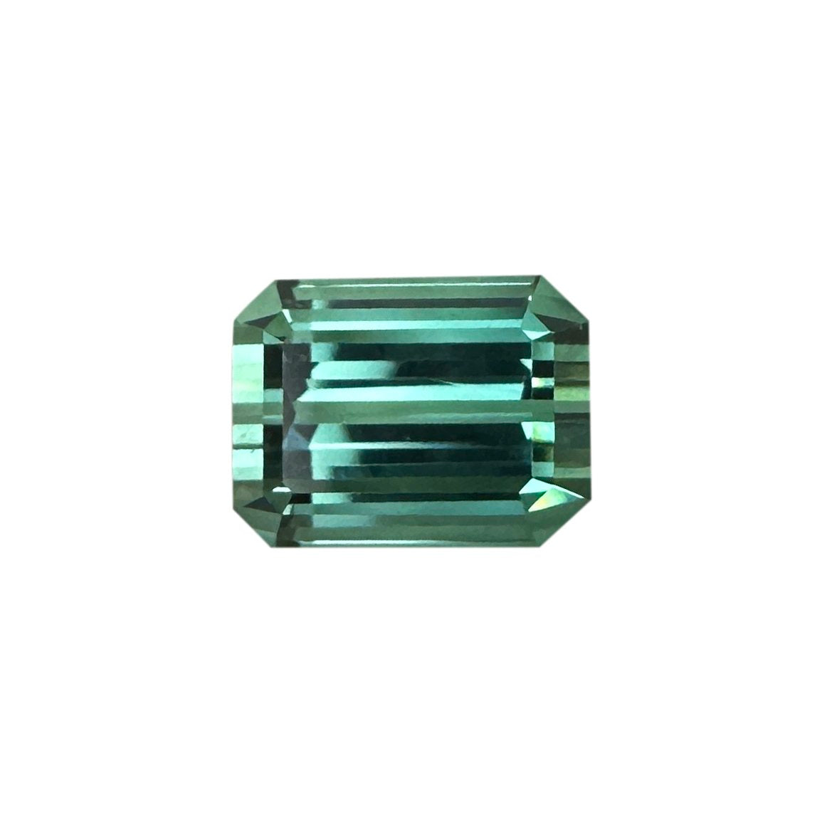 16.94ct Emerald Cut Lagoon Blue Tourmaline