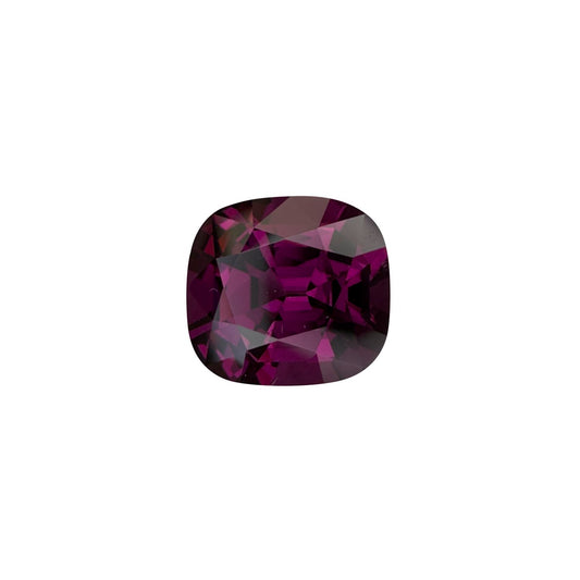 2.95ct Cushion Open Burgundy Rhodolite