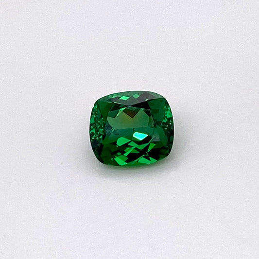 2.12ct Cushion Gem Quality - Fine Intense Green Tsavorite