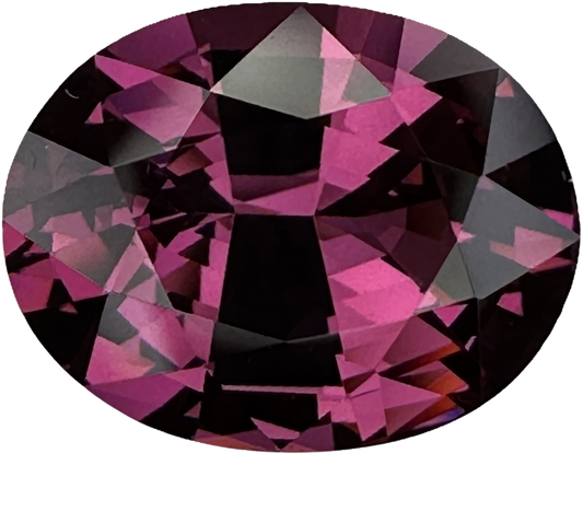 6.25ct Oval Medium Pink Rhodolite