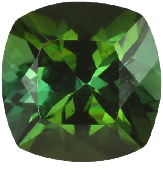 6.4mm Cushion Mint Green Tourmaline