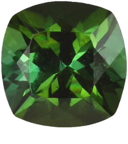 6.4mm Cushion Mint Green Tourmaline