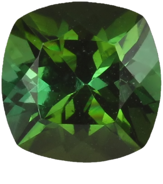 6.4mm Cushion Mint Green Tourmaline