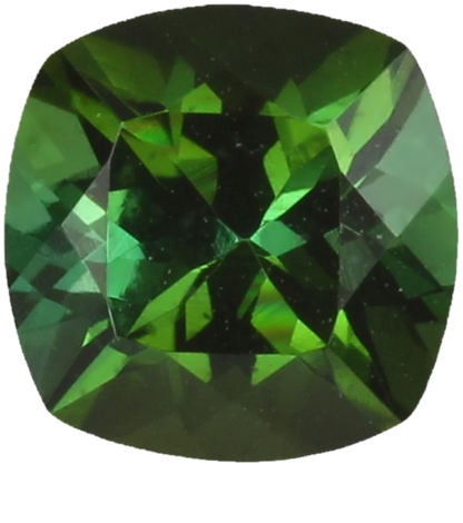 6.4mm Cushion Mint Green Tourmaline
