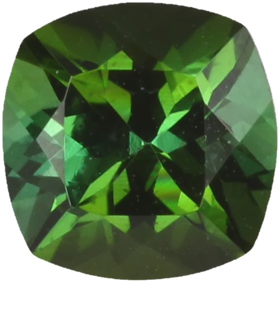 6.4mm Cushion Mint Green Tourmaline