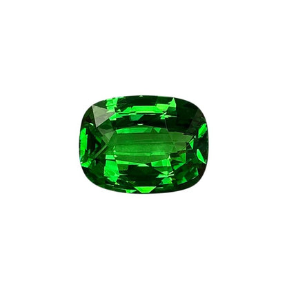 8.15ct Cushion Bright Green Tsavorite