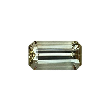 2.93ct Emerald Cut Light Green Tourmaline