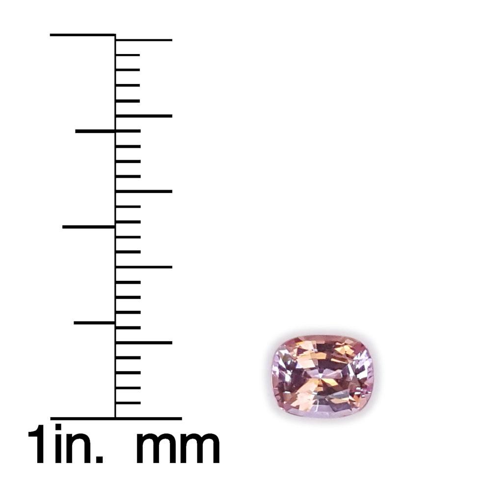 1.09ct Cushion Medium Pink Spinel