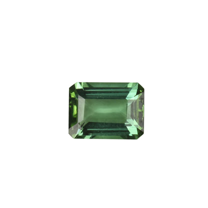 8x6mm Emerald Cut Light Blue Green Tourmaline