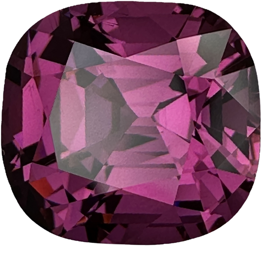 6.24ct Cushion Medium Pink Rhodolite