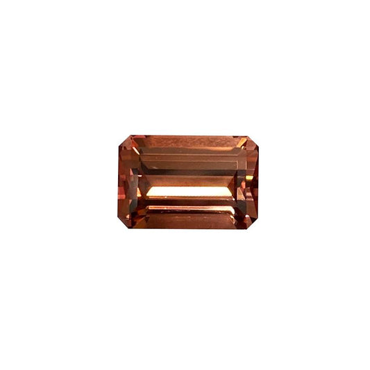 3.14ct Emerald Cut P Color Tourmaline