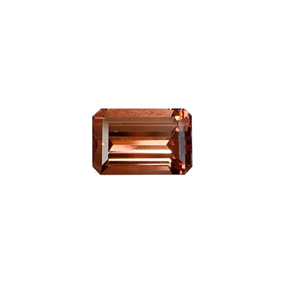 3.14ct Emerald Cut P Color Tourmaline
