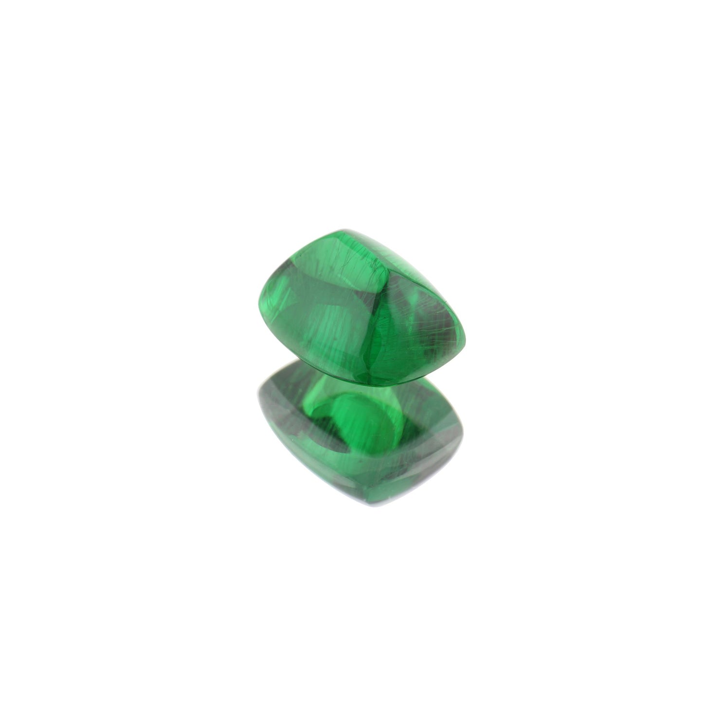 3.09ct Cushion Cab Deep Minty Green Tsavorite