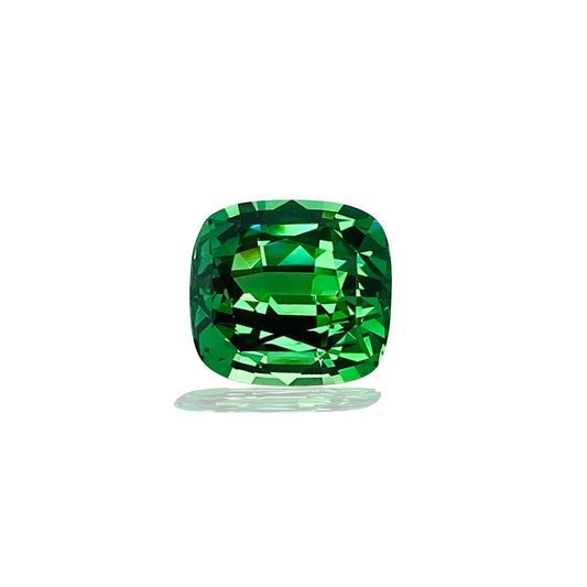 2.48ct Cushion Fine Intense Green Tsavorite