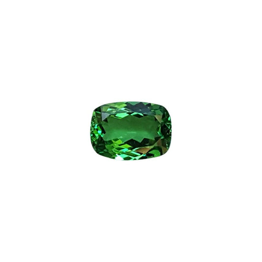 1.16ct Cushion Bright Yellowish Green Tsavorite
