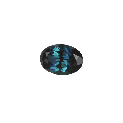 6.9x5mm Oval Medium Blue Tourmaline