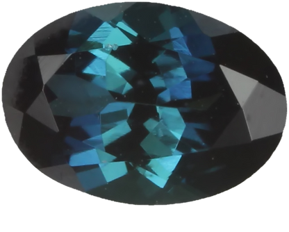 6.9x5mm Oval Medium Blue Tourmaline