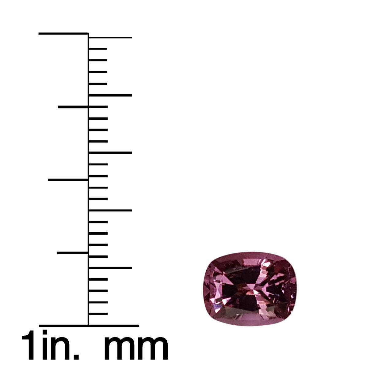 1.64ct Cushion P Color Spinel