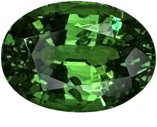 2.84ct Oval Bright Green Tsavorite