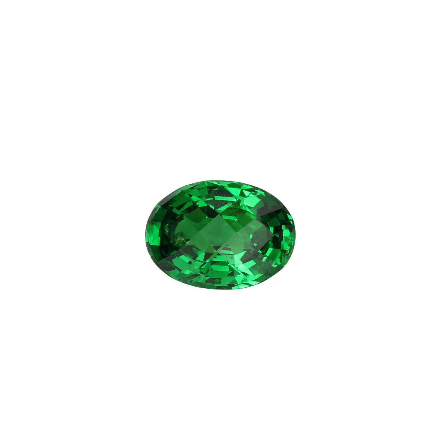 5.46ct Oval Fine Intense Green Tsavorite