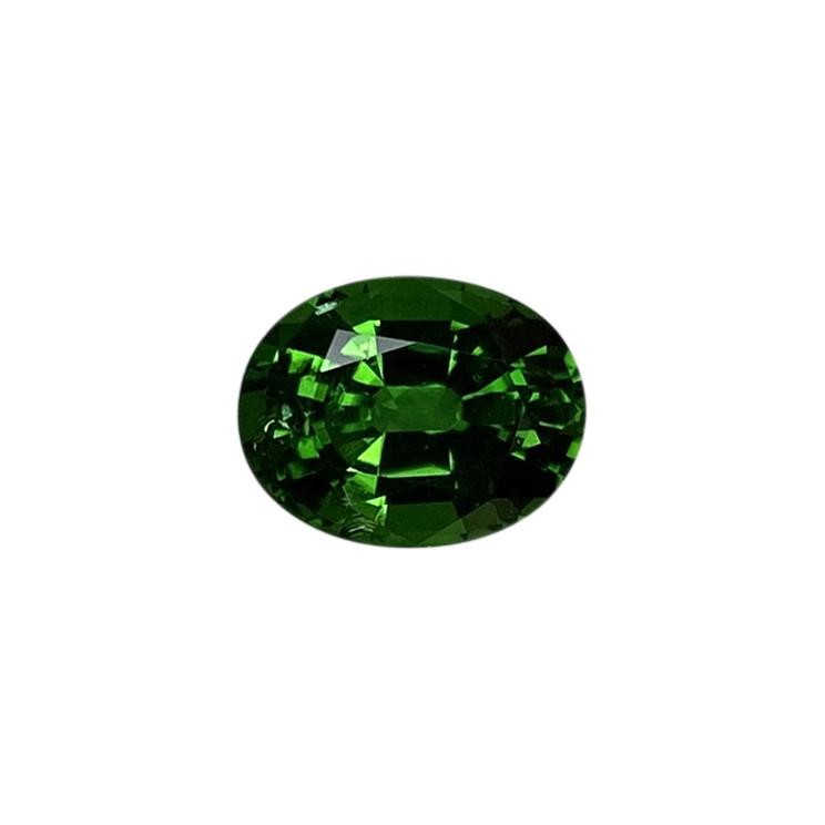 9x7mm Oval Fine Green Chrome Tourmaline Pair