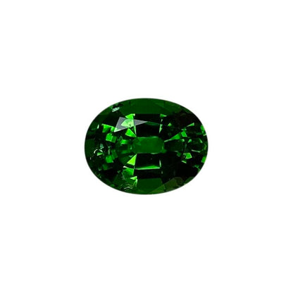 9x7mm Oval Fine Green Chrome Tourmaline Pair