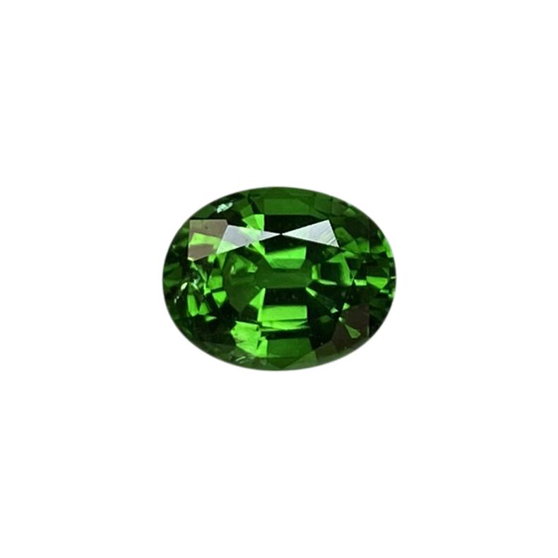 9x7mm Oval Fine Green Chrome Tourmaline Pair