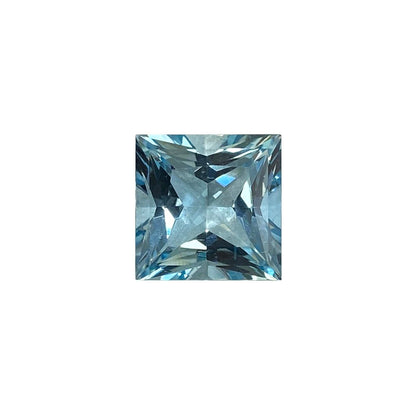 13.75ct Princess Cut AA Color Aquamarine
