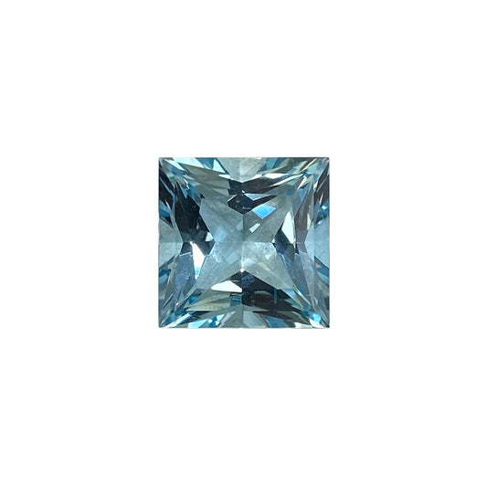 13.75ct Princess Cut AA Color Aquamarine