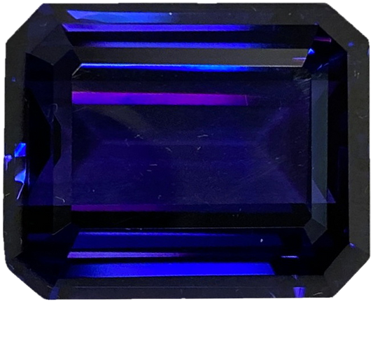 30.2ct Emerald Cut Tanzanite