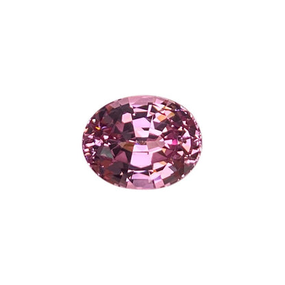 11.1x8.8mm Oval Light Peach Malaya Garnet