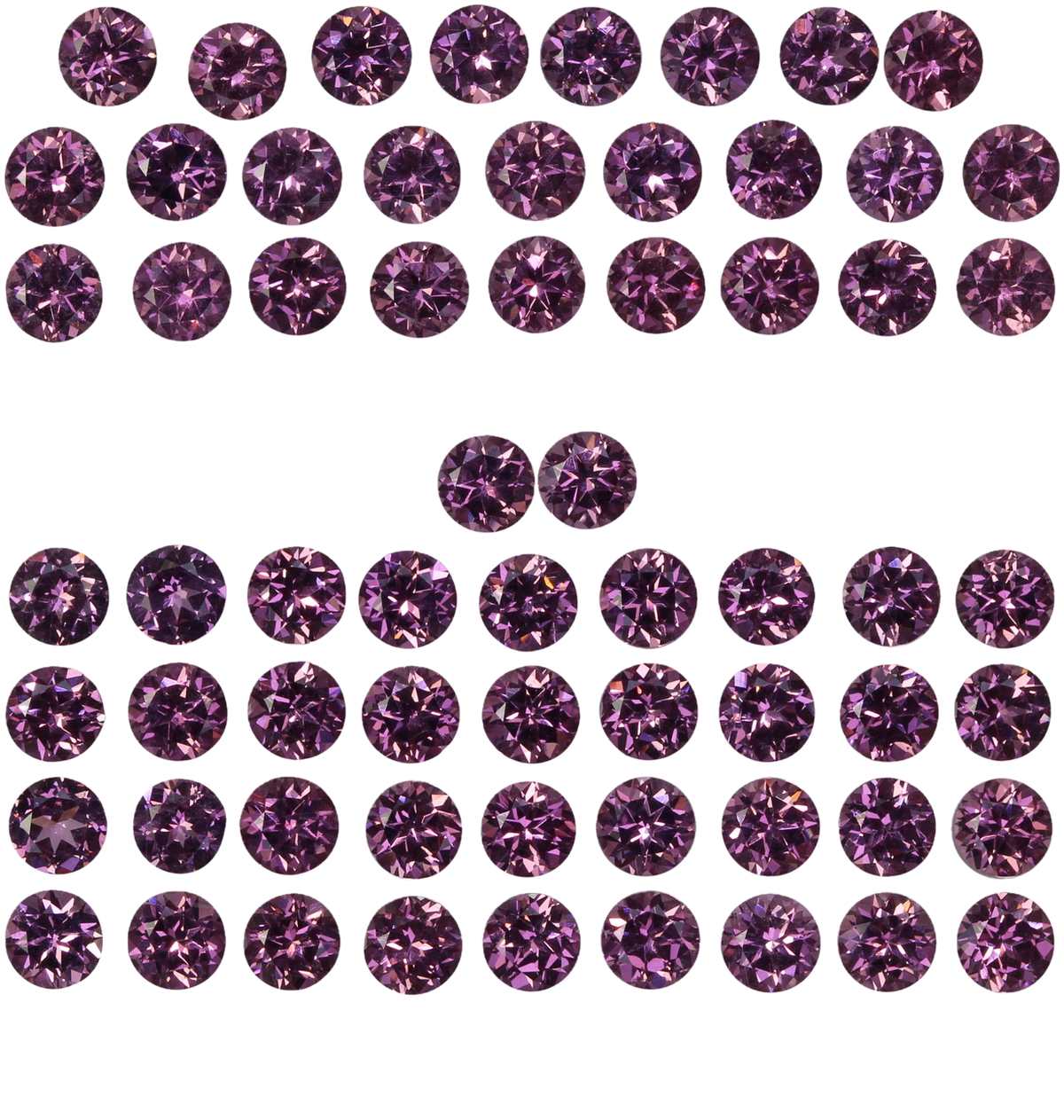 3.5mm Round Magenta Garnet