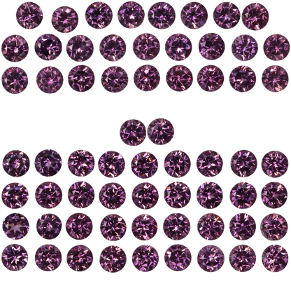 3.5mm Round Magenta Garnet