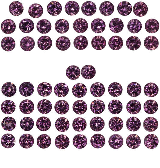 3.5mm Round Magenta Garnet