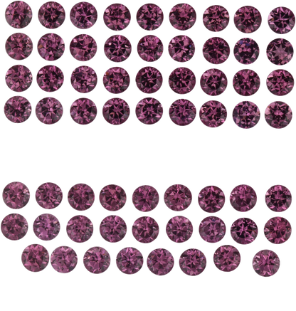 3.5mm Round Magenta Garnet