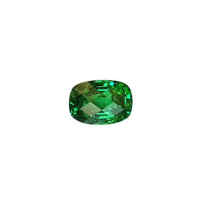 2.61ct Cushion Bright Green Tsavorite